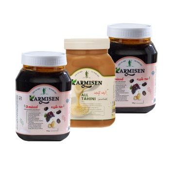  شیره و ارده ممتاز کارمیسن - 800 گرم مجموعه 3 عددیس634933a54a8ba39110